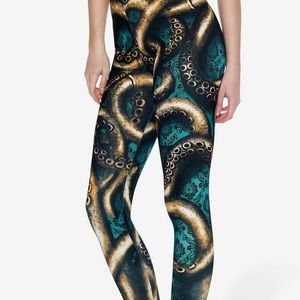 Black Milk Wallpaper Kracken Leggings
